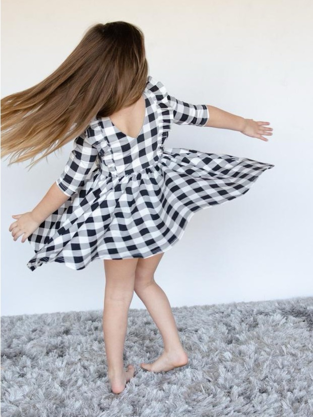 Ollie Jay Adelisa Dress Buffalo Plaid Size 18-24 Months